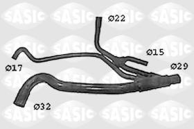 Sasic SWH4300 - TUBERIA DE RADIADOR