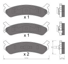 BKN 905596 - Pastillas de Freno