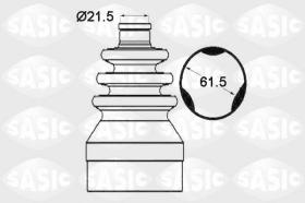 Sasic 1904015 - JUEGO DE FUELLES, ARBOL DE TRANSMISION