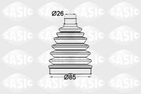 Sasic 1904021 - JUEGO DE FUELLES, ARBOL DE TRANSMISION