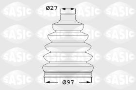 Sasic 1904043 - JUEGO DE FUELLES, ARBOL DE TRANSMISION