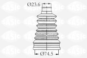 Sasic 2933113 - JUEGO DE FUELLES, ARBOL DE TRANSMISION