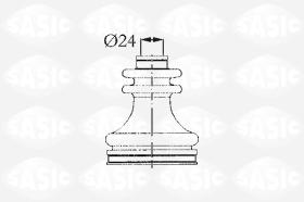 Sasic 4003425 - JUEGO DE FUELLES, ARBOL DE TRANSMISION