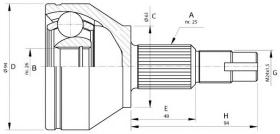 BKN 607600 - Junta Homocinética