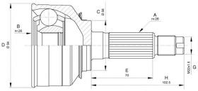 BKN 607613 - Junta Homocinética