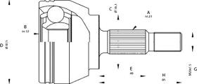 CAR 607634 - Junta Homocinética