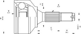BKN 607639 - Junta Homocinética