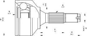 BKN 607639 - Junta Homocinética