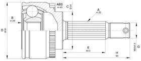 BKN 607640 - Junta Homocinética