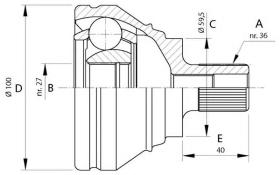 BKN 607659 - Junta Homocinética