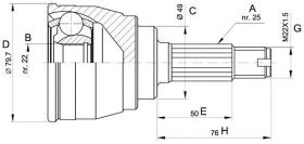 BKN 607150A - Junta Homocinética