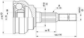 BKN 607289A - Junta Homocinética