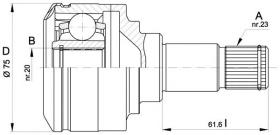 BKN 617008 - Junta Homocinética