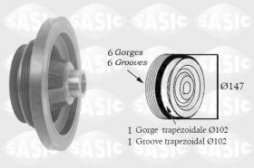 Sasic 2156060 - POLEA DAMPER