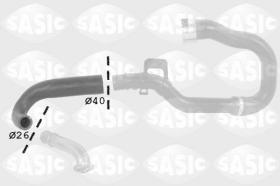 Sasic 3336124 - TUBO FLEXIBLE DE AIRE DE SOBREALIMENTACION