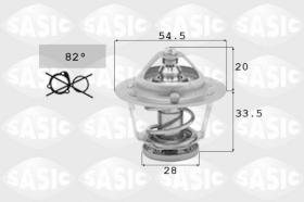 Sasic 3306041 - TERMOSTATO