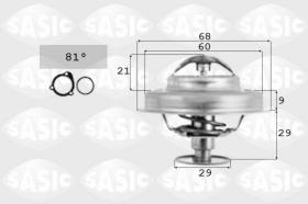 Sasic 3371641 - TERMOSTATO