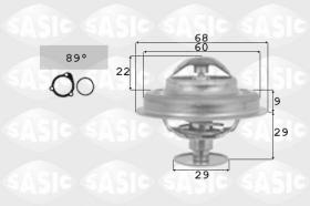 Sasic 3381041 - TERMOSTATO