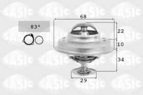 Sasic 3381251 - TERMOSTATO