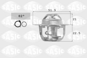 Sasic 9000236 - SENSOR DE TEMPERATURA