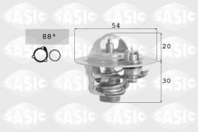 Sasic 9000298 - SENSOR DE TEMPERATURA