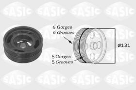 Sasic 2156042 - POLEA DAMPER