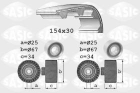 Sasic 1750037 - KIT DE DISTRIBUCION