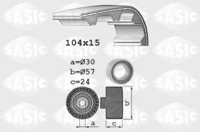 Sasic 1756032 - KIT DE DISTRIBUCION