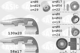 Sasic 1756050 - KIT DE DISTRIBUCION