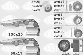 Sasic 1756051 - KIT DE DISTRIBUCION