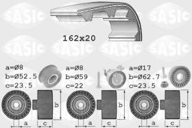 Sasic 1756065 - KIT DE DISTRIBUCION