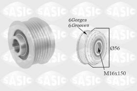 Sasic 1674002 - POLEA ALTERNADOR