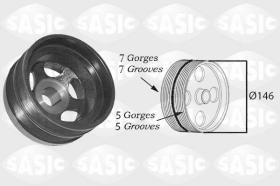 Sasic 2156069 - POLEA DAMPER