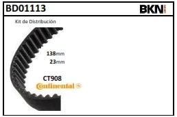 BKN BD01113 - Kit de Distribución