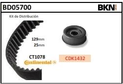 BKN BD05700 - Kit de Distribución