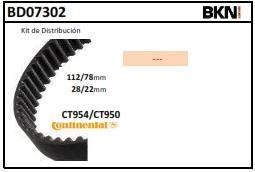 BKN BD07302 - Kit de Distribución