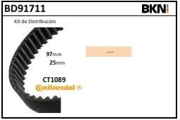BKN BD91711 - Kit de Distribución