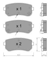 BKN 906313 - Pastillas de Freno