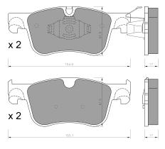 BKN 906328 - Pastillas de Freno