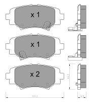 BKN 906335 - Pastillas de Freno