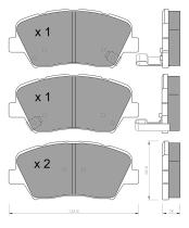BKN 906370 - Pastillas de Freno