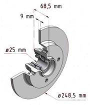 BKN DF1079AK1 - KIT Discos-Pastillas