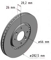 BKN DF502K2 - KIT Discos-Pastillas