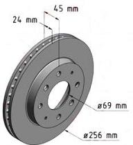 BKN DF505K1 - KIT Discos-Pastillas