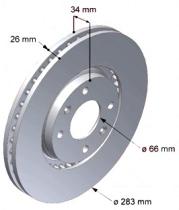 BKN DF687K2 - KIT Discos-Pastillas