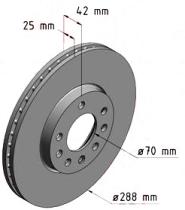 BKN DF719K2 - KIT Discos-Pastillas