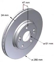 BKN DF814K1 - KIT Discos-Pastillas