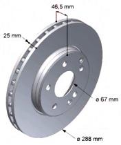 BKN DF827K2 - KIT Discos-Pastillas