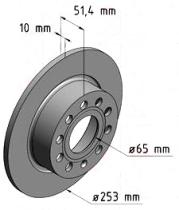 BKN DF867K2 - KIT Discos-Pastillas