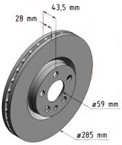 BKN DF878K1 - KIT Discos-Pastillas